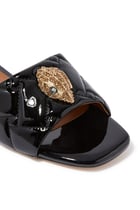 Kensington 15 Quilted Leather Flat Mules